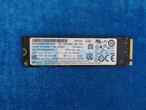 SSD диск 512G SK Hynix 512G M.2 PC711 PCIe GEN3*4 5SS1A40305  фото 2
