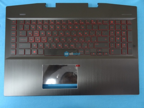 Топкейс с клавиатурой и тачпадом для ноутбука HP Omen 17-cb L62862-251