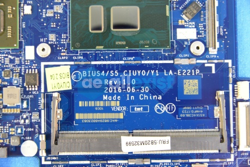 Материнская плата LA-E221P для ноутбука Lenovo YOGA 510-15IKB  I5-7200U 5B20M32599 фото 3