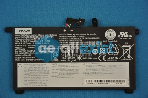  SB10L84121   Lenovo ThinkPad T570 T580 P51S P52S 00UR892