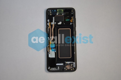 Дисплей для Samsung G950F Galaxy S8 в сборе с тачскрином (сенсором) черный, оригинал GH97-20457A фото 2