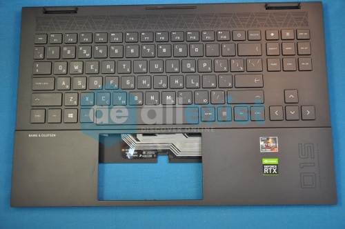 Топкейс с клавиатурой для ноутбука HP Omen 15-EN М00667-251 M46183-251 фото 3