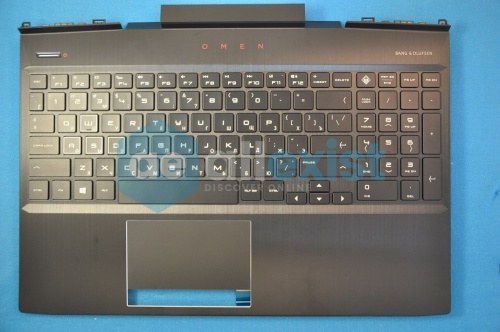 Топкейс с клавиатурой с тачпадом для ноутбука HP Omen 15-dc L32775-251 фото 3