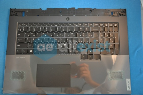 Топкейс с клавиатурой и тачпадом для ноутбука Lenovo Legion 5-17IMH05H 5CB0Z21125 фото 2