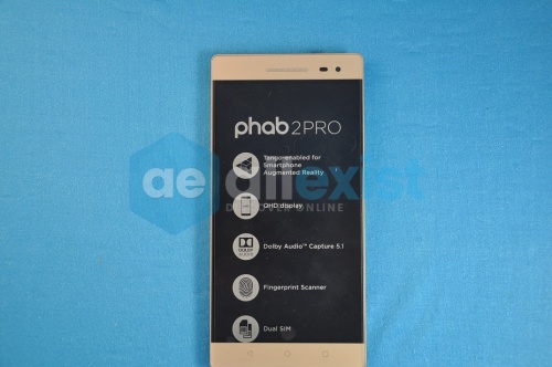Дисплейный модуль с аккумулятором  для смартфона планшета LENOVO Phab 2 Pro, PB2-690M  золотистый