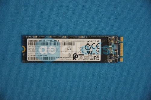 SSD SSS0L24730 Sandisk X600 M.2 2280 256GB 01LX212  3