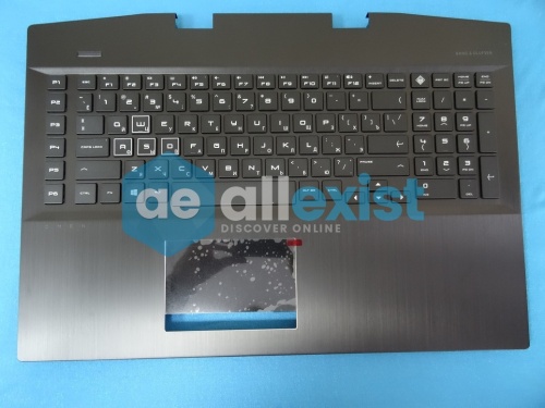 Топкейс с клавиатурой и тачпадом для ноутбука HP Omen 17-cb RGB L63808-251