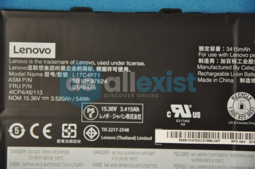    Lenovo ThinkPad X1 Yoga L17C4P71 SB10K97624 01AV475  4