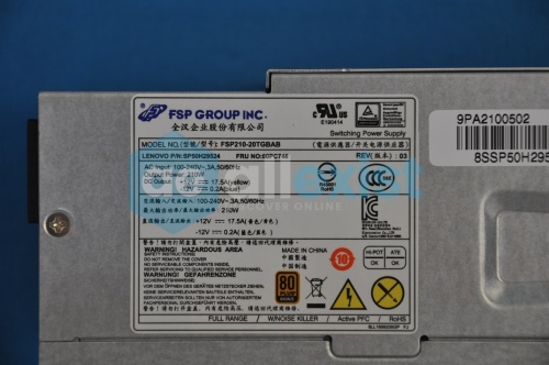 Блок питания для моноблока Lenovo FSP210-20TGBAB M710,M715,M910,M920,V530-15,510-15,510S-08,510A-15 00PC746