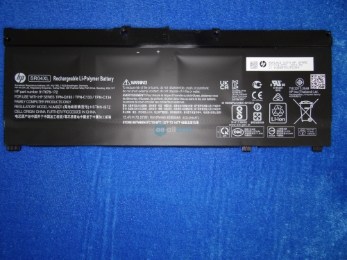 Аккумулятор SR04XL для ноутбука HP Omen 15-ce HP Omen 15-dc HP Pavilion Power 15-cb HP Pavilion Power 15t-cb 917678-172 фото 2