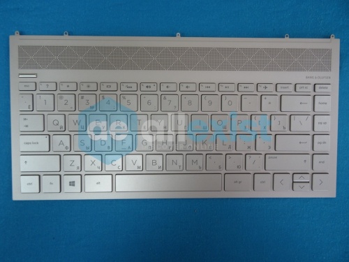 Клавиатура (топкейс) с для ноутбука HP Spectre Folio 13-ak L48038-251 фото 3