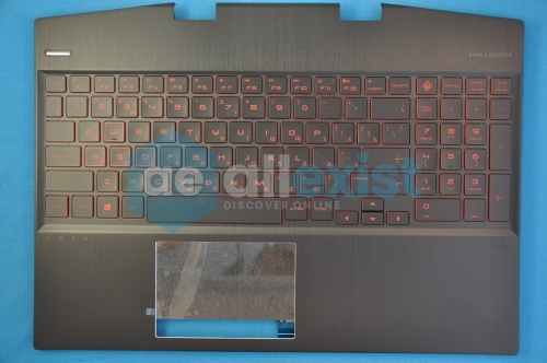 Топкейс с клавиатурой и тачпадом для ноутбука HP Omen 15-DH L57324-251 фото 2