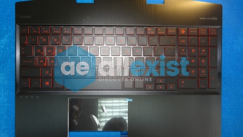 Топкейс с клавиатурой и тачпадом для ноутбука HP Omen 15-DH L61522-251 L57322-251